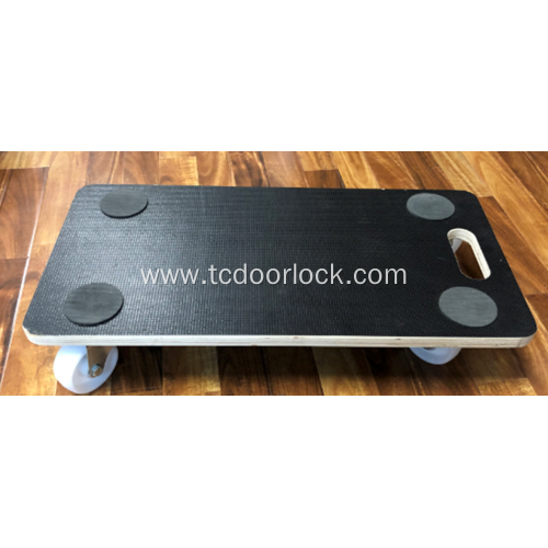 4-wheel moving board dolly sliders with GS polywood